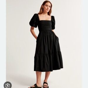 Abercrombie and fitch puff sleeve Emerson dress
